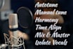 edit,autotune,mix,align,isolate your vocal audio
