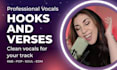 record vocals for your hook and verse for your song
