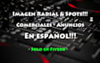 do radio imagining intros or sweepers in spanish