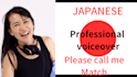 provide professional japanese commercial voice