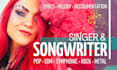 be your professional female singer and songwriter