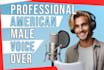 record an american male voice over