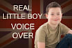 record a fantastic real child boy voice over