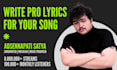 write the best lyrics for your song