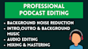do podcast editing and remove noise