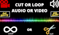loop or cut audio and video