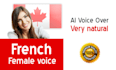 record french voice over canadian accent