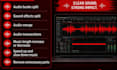 extend loop audio split and cut music vocal length