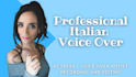record a pro italian voice over