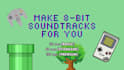 compose retro 8 bit game music for your project