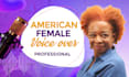 record an american female voiceover
