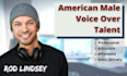 record a male voice over in an american accent