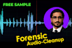 do forensic audio clean up and enhancement