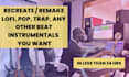 produce or remake any song or beat to avoid copyright