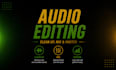 remove background noise, clean up, mix and master your audio