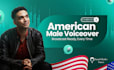 record an american male voiceover