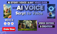 provide professional ai voice over services
