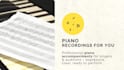 record piano accompaniments and backing tracks
