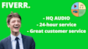 record a professional british male voiceover within 24 hours