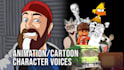 voice over your animation and cartoon characters