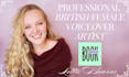 record a professional, female, british voiceover