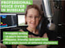 record a professional russian  female voice over