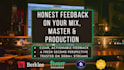 provide professional mix feedback to improve your sound