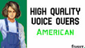 record a high quality voice over for your project