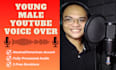 be your english male voice actor for your youtube channel narration
