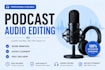 do riverside podcast editing for youtube audio and video