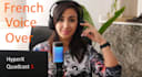 record french female voice over