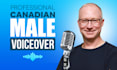 record a professional canadian male voice over