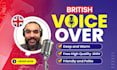 record a british english voice over