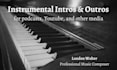 create custom intro or outro music for your video or podcast