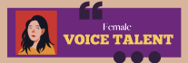 record a female voice over