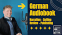 produce a male german audio book in a charming voice