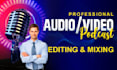 be your professional podcast video editor