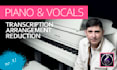 perfectly transcribe piano and vocals to a PDF or midi