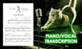 perfectly transcribe piano and vocals to a PDF or midi