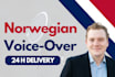 be your professional norwegian voice over