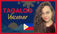 record a high quality tagalog voiceover