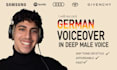 record german voiceover deep male voice deutscher sprecher