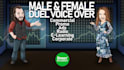 record both male and female voice over