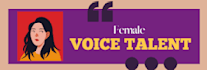 record a female voice over and voice act