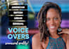 do a polished, professional voice over