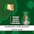 provide genuine irish accent voiceover