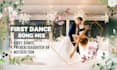 create a wedding first dance mix