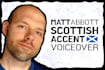 record a warm, relatable, subtle scottish accent voice over