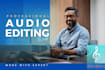 do editing, noise reduction, repair, enhance, fix, clean up your audio file