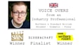 record a warm british male voice over